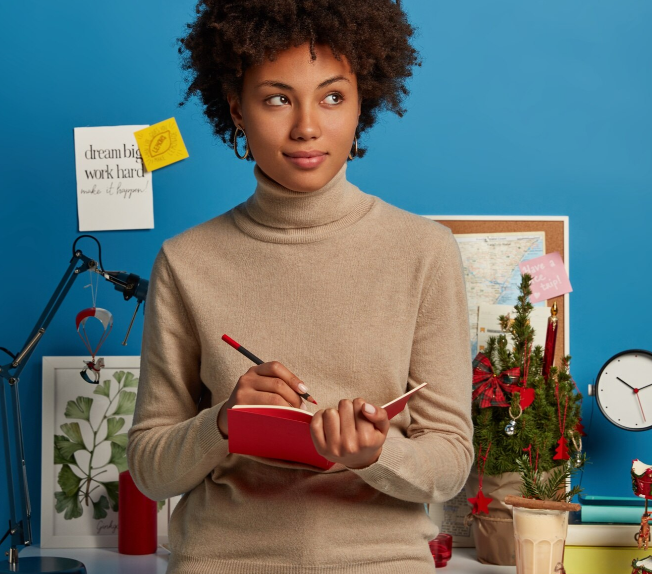 A learner studying online